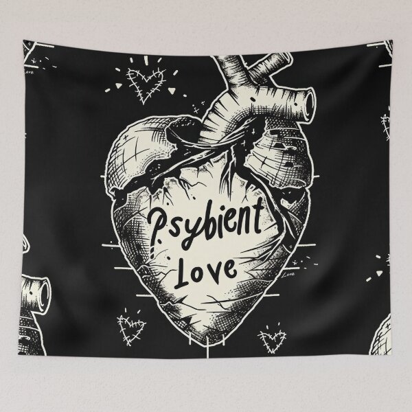 Item preview, Gothic Psybient Love in Vintage Style designed and sold by Piotrek0001.