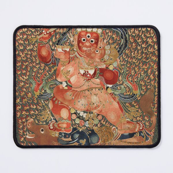 Item preview, Mandala 190 Yamari Rakta Buddhist Deity Heruka 1400s designed and sold by GuyBlank.