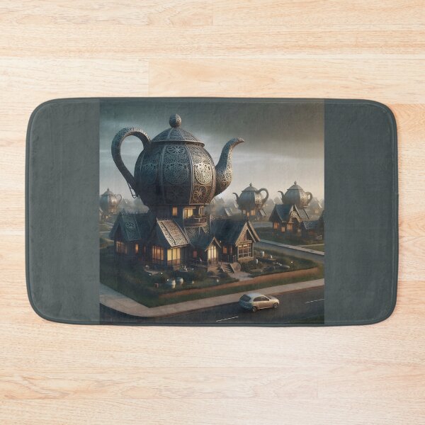 Item preview, Teapot Suburbia Steampunk Fantasy City designed and sold by DreamyEscapism.