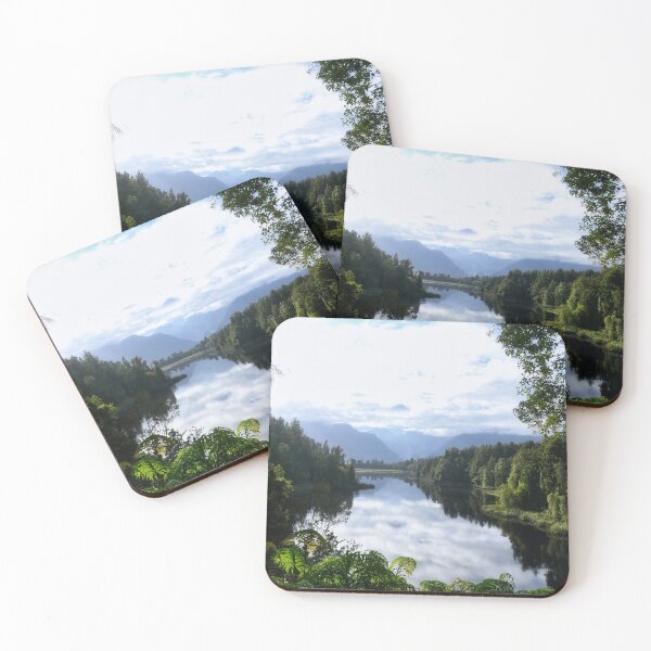 Item preview, Lake Matheson designed and sold by SACRED NATURE DESIGNS.