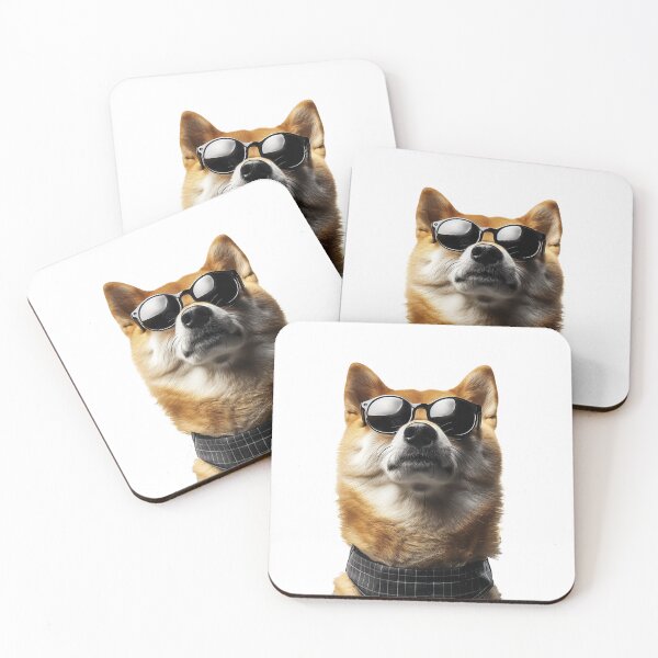 Item preview, Doge Swag: Cool Canine in Sunglasses & Neckerchief designed and sold by Tincanninja.