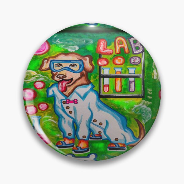 Item preview, Lab Dog Working in A Science Lab designed and sold by Deborah Camp.
