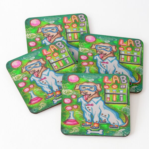 Item preview, Lab Dog Working in A Science Lab designed and sold by Deborah Camp.