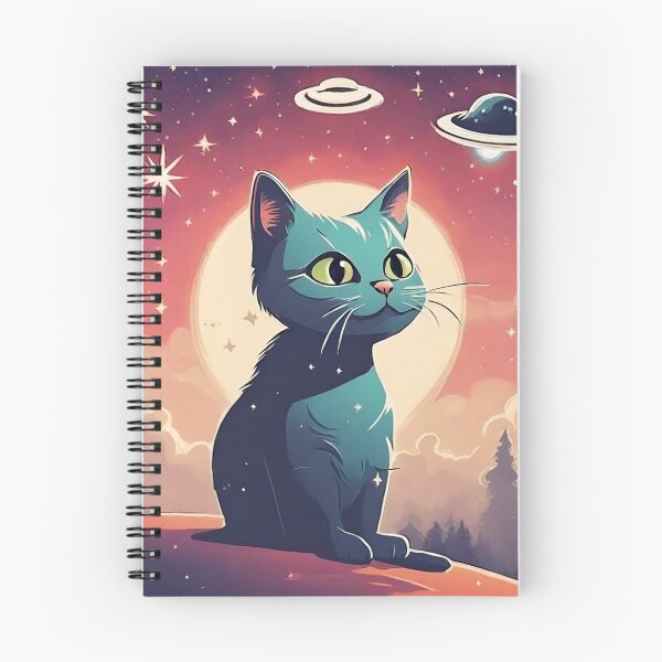 Item preview, Lonely UFO cat t-shirt designed and sold by AppleMe.