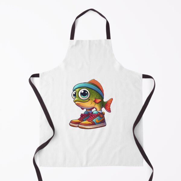 Item preview, Fish wearing tennis shoes designed and sold by MellowPeach.