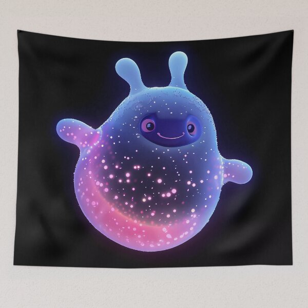 Item preview, “Microscopic Kawaii Cyanobenthic View” designed and sold by Art-Vortex-fr.