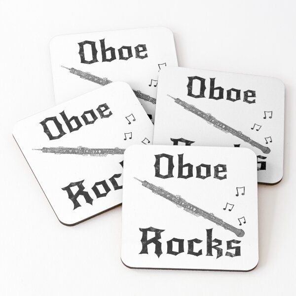 Item preview, Oboe Rocks, Oboist Goth Heavy Rock Musician designed and sold by doodlerob.