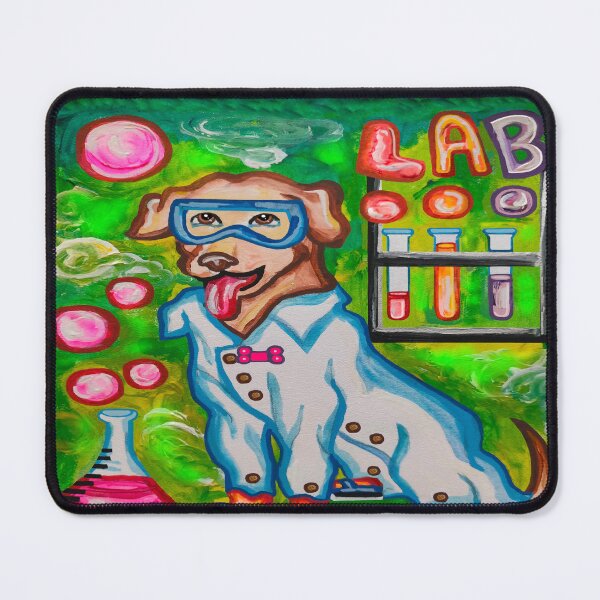 Item preview, Lab Dog Working in A Science Lab designed and sold by Deborah Camp.