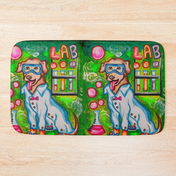 Item preview, Lab Dog Working in A Science Lab designed and sold by Deborah Camp.