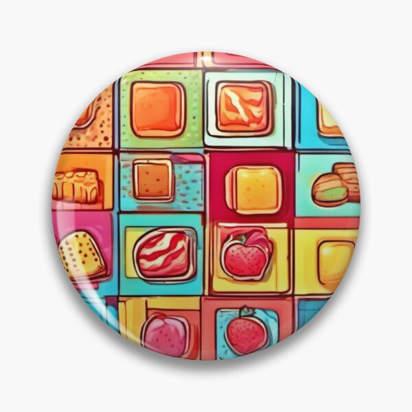 Item preview, Dessert Delights: Colorful Squares designed and sold by Health And Fitness Posts e-Store.