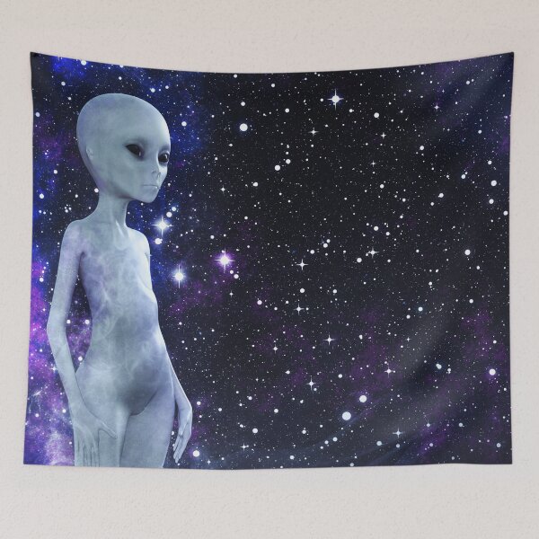 Item preview, Alien greys the void of darkness designed and sold by toastygoat.