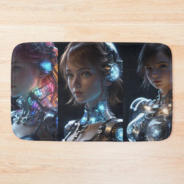 Item preview, A Trio of Female Cyborg Images designed and sold by masabo.