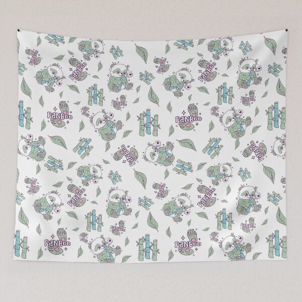 Item preview, Panboo - Bamboo Seamless Panda Pattern designed and sold by SPIRIMAL.