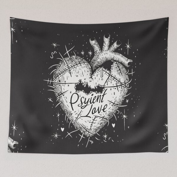 Item preview, Gothic Psybient Love in Vintage Style designed and sold by Piotrek0001.