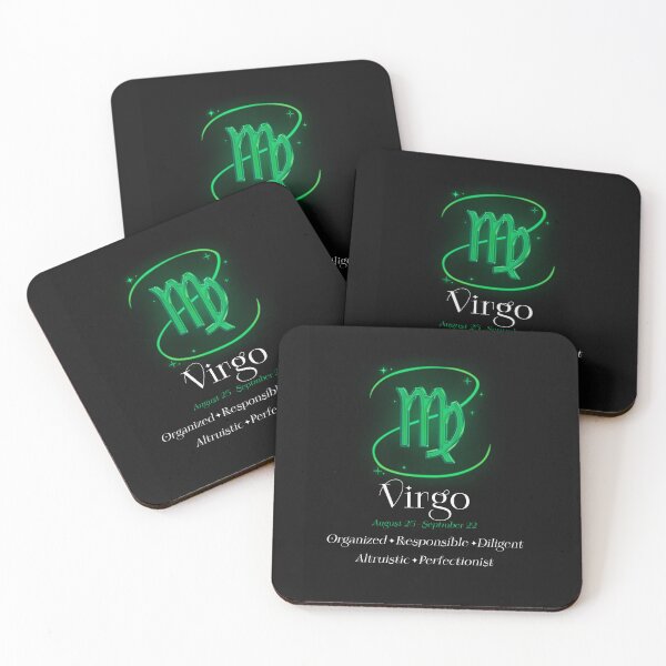 Item preview, Virgo Zodiac Star Sign Minimalist Black designed and sold by jergl.