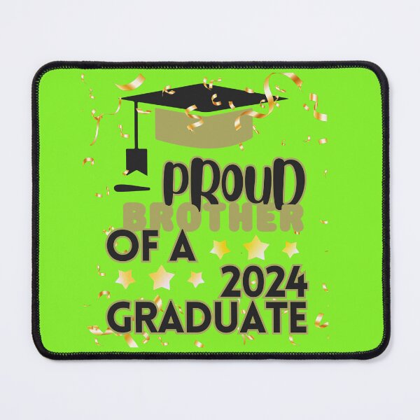 Item preview, Proud Brother of 2024 Graduate designed and sold by Pixel-Lair.