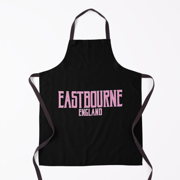Item preview, Eastbourne England Vintage Text Pink Print designed and sold by DollMonahan.