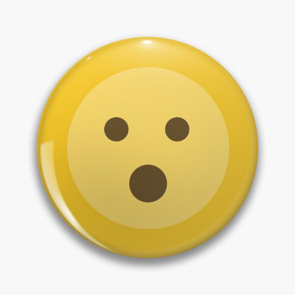 Item preview, Face With Open Mouth Emoji designed and sold by patternsbyposh.