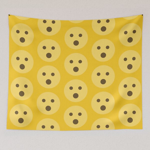 Item preview, Face With Open Mouth Emoji designed and sold by patternsbyposh.