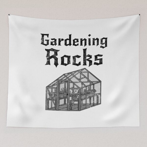 Item preview, Gardening Rocks, Gardener Heavy Rock Musician designed and sold by doodlerob.