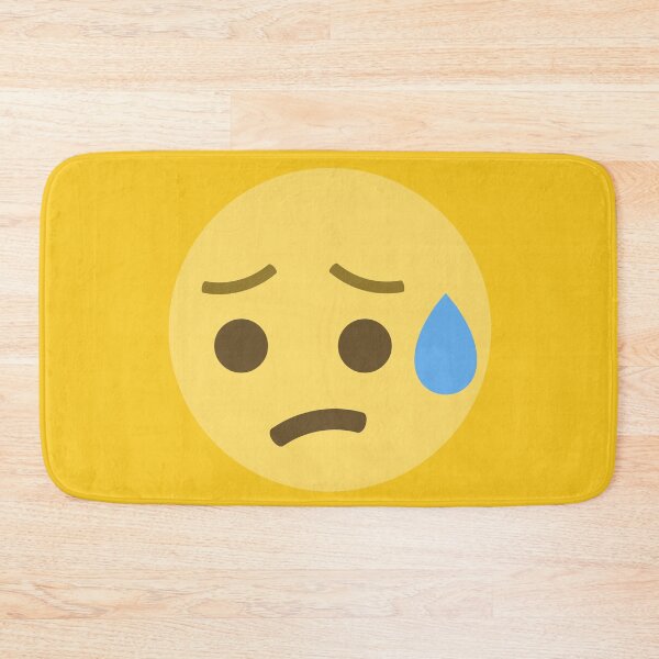 Item preview, Sad But Relieved Emoji designed and sold by patternsbyposh.