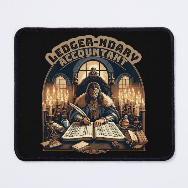 Item preview, Epic Ledger-ndary Accountant - Fantasy Bookkeeping accounting Wizard meme designed and sold by Unitepeople.