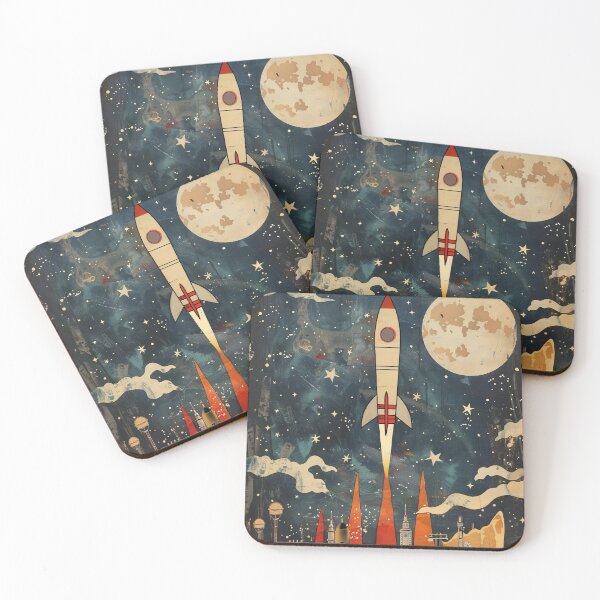 Item preview, Lunar Liftoff designed and sold by Retro Type.