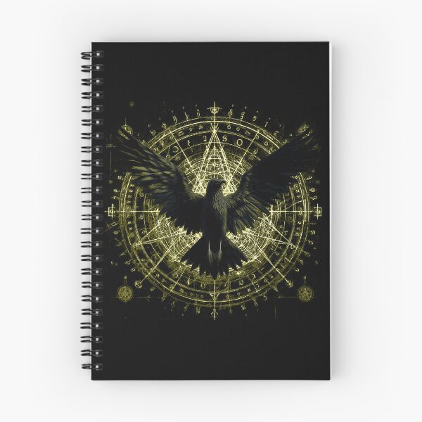 Item preview, Lords of Darkness, Raven, Pentagram, Eclipse, Full Moon, Wings, Freedom designed and sold by CrisMor-Art.
