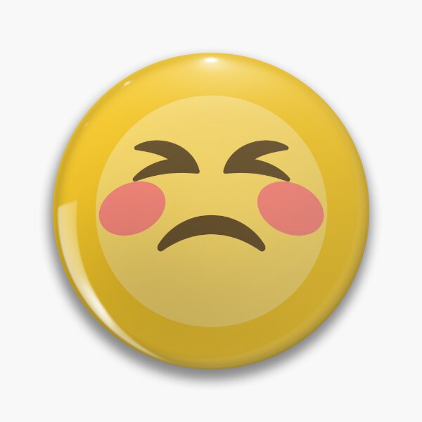 Item preview, Perservering Face Emoji designed and sold by patternsbyposh.