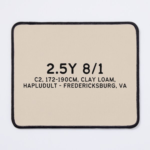 Item preview, 2.5Y 8/1, Munsell Soil Color (creme), Virginia designed and sold by Cat00Tome.