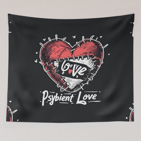 Item preview, Gothic Psybient Love in Vintage Style designed and sold by Piotrek0001.