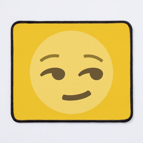 Item preview, Smirking Face Emoji designed and sold by patternsbyposh.
