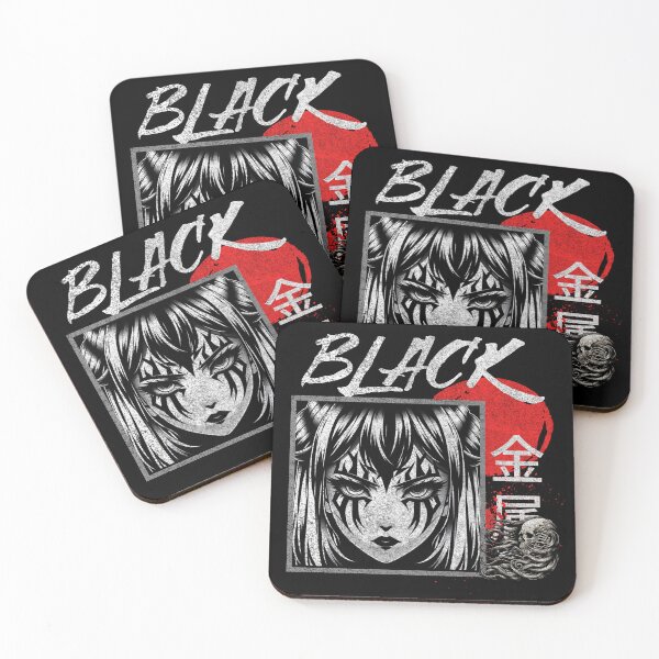 Item preview, Black metal, anime style designed and sold by Animetal-Shop.
