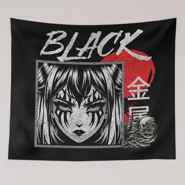 Item preview, Black metal, anime style designed and sold by Animetal-Shop.