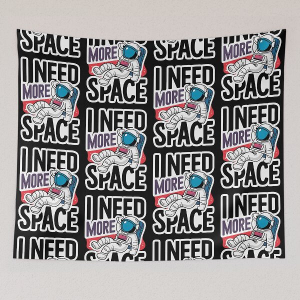 Item preview, I Need More Space Funny Astronaut designed and sold by karsad.