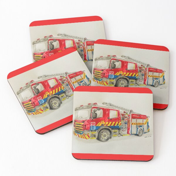 Item preview, New Zealand Fire truck  designed and sold by Truck drawing art.