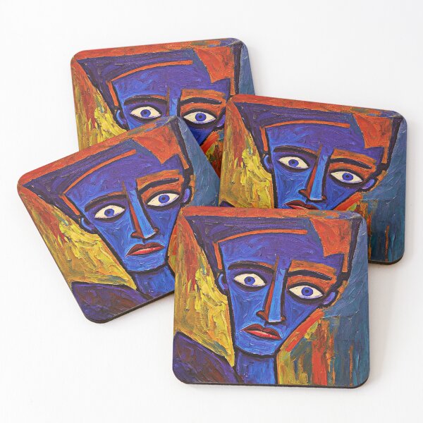 Item preview, Psychedelic Perception: Abstract Art with Complex Facial Expression designed and sold by REALKIRAN.
