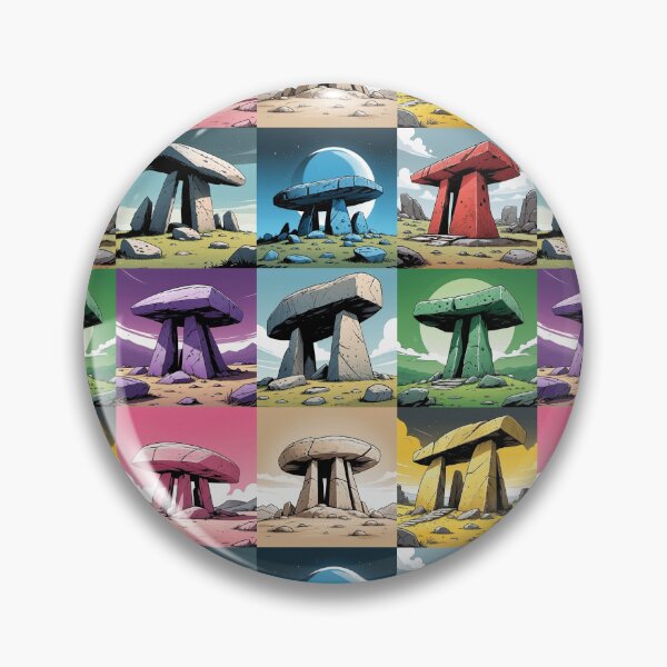 Item preview, Colorful dolmens in cubes designed and sold by Harry Wibier.