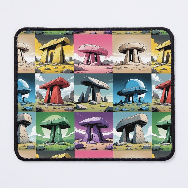 Item preview, Colorful dolmens in cubes designed and sold by Harry Wibier.