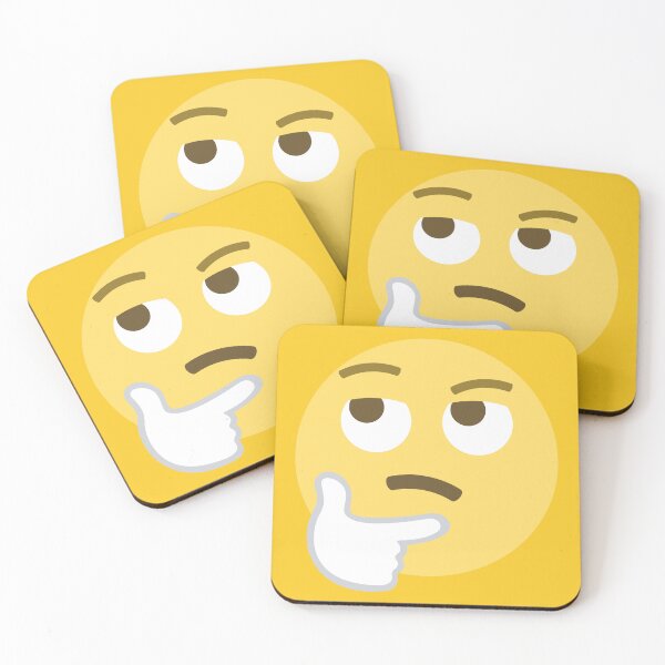 Item preview, Thinking Face Emoji designed and sold by patternsbyposh.