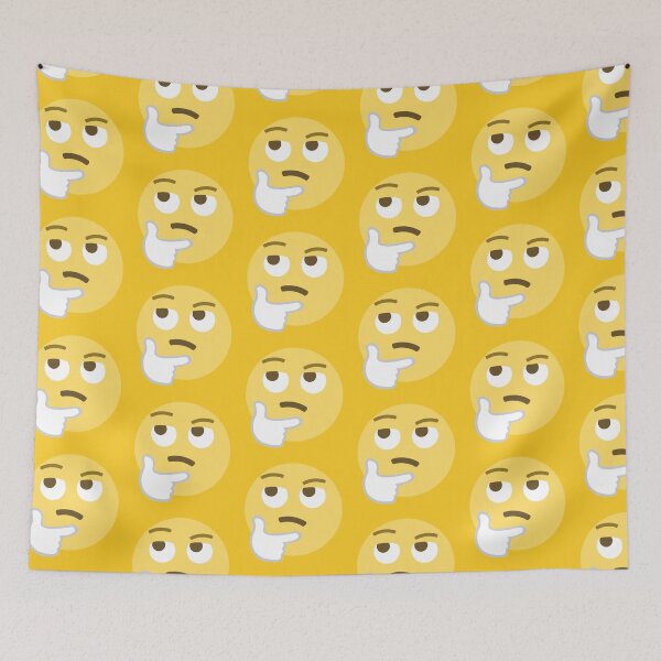 Item preview, Thinking Face Emoji designed and sold by patternsbyposh.