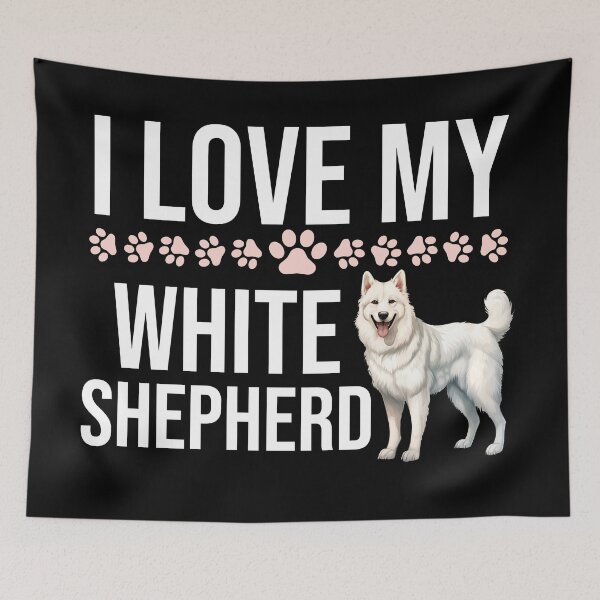 Item preview, I Love My White Shepherd designed and sold by TheAnimalZ00.