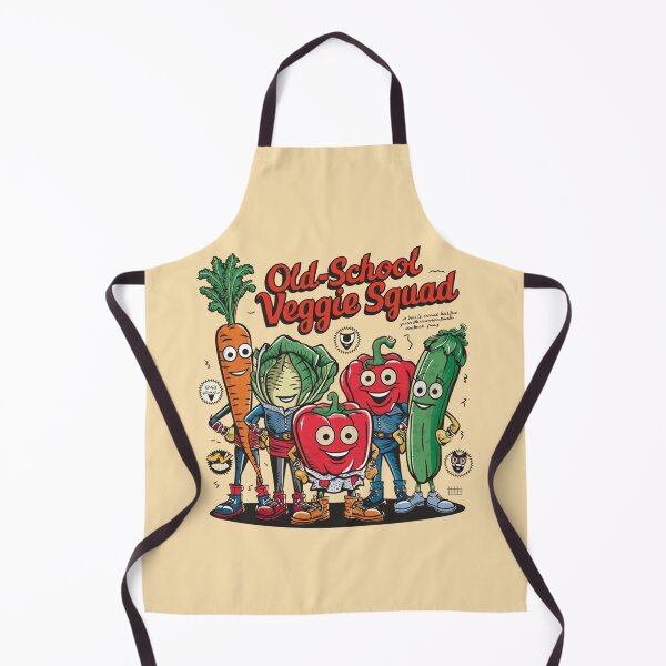 Item preview, Old School Veggie Squad designed and sold by Belarte.shop.