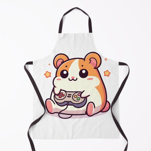 Item preview, Kawaii Hamster With Game Controller designed and sold by CanvasCutie.