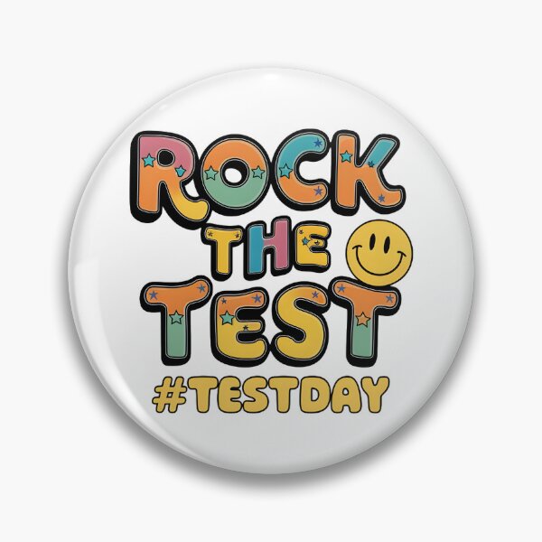 Item preview, Rock The Test Testing Day Retro Motivational Teacher Student designed and sold by Davidpama.