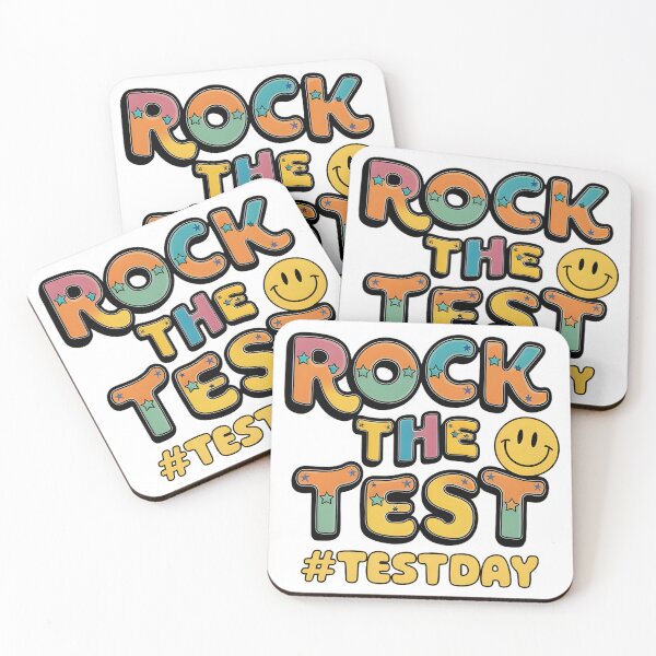 Item preview, Rock The Test Testing Day Retro Motivational Teacher Student designed and sold by Davidpama.