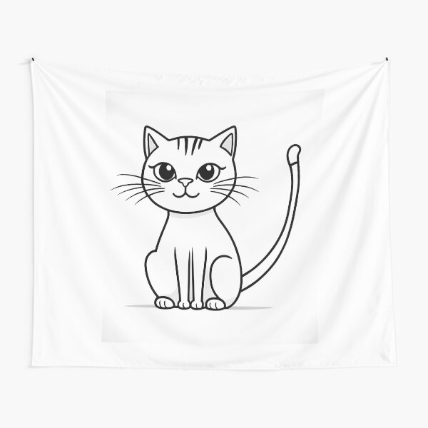 Artikel-Vorschau von Dumme Katze Zeichnung süß, designt und verkauft von toonversion.