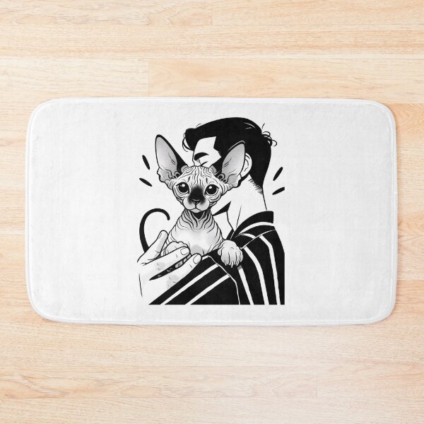 Item preview, Sphinx cat cartoon hanfs owner designed and sold by Svetlana Kalaturskaia.