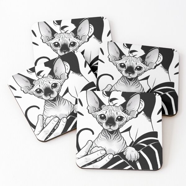 Item preview, Sphinx cat cartoon hanfs owner designed and sold by Svetlana Kalaturskaia.