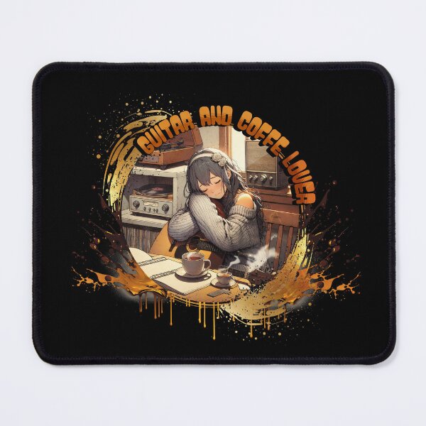 Item preview, Guitar and coffe lover designed and sold by Animetal-Shop.